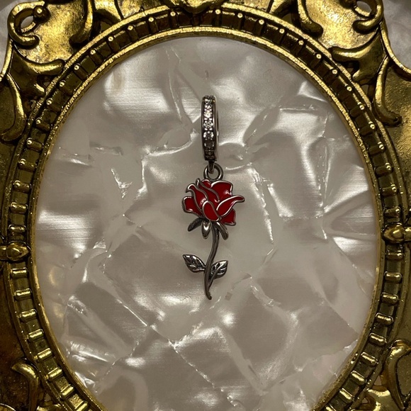 Charm for Pandora Bracelets Red Rose - Picture 3 of 8